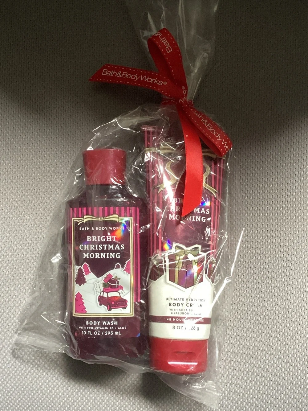 Bath & Body Works Bright Christmas Morning Body Wash & Lotion Gift Set - NWT